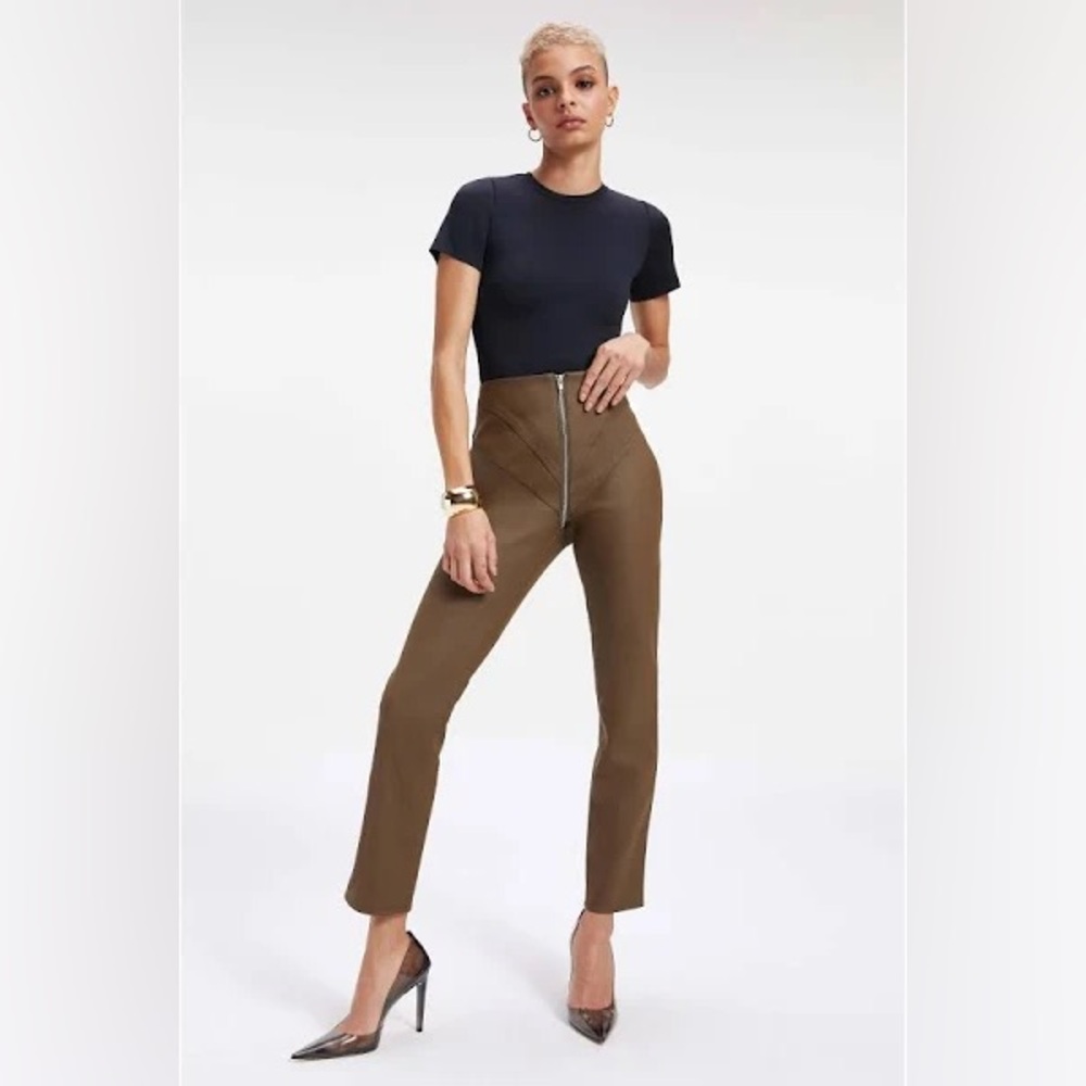 Good American Leather Pants